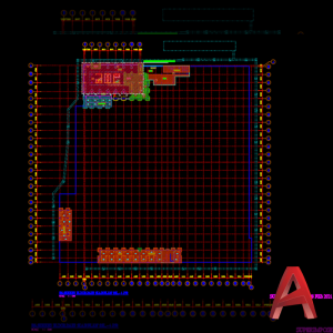 CAD Gambar Gudang Luas 12.000 m2