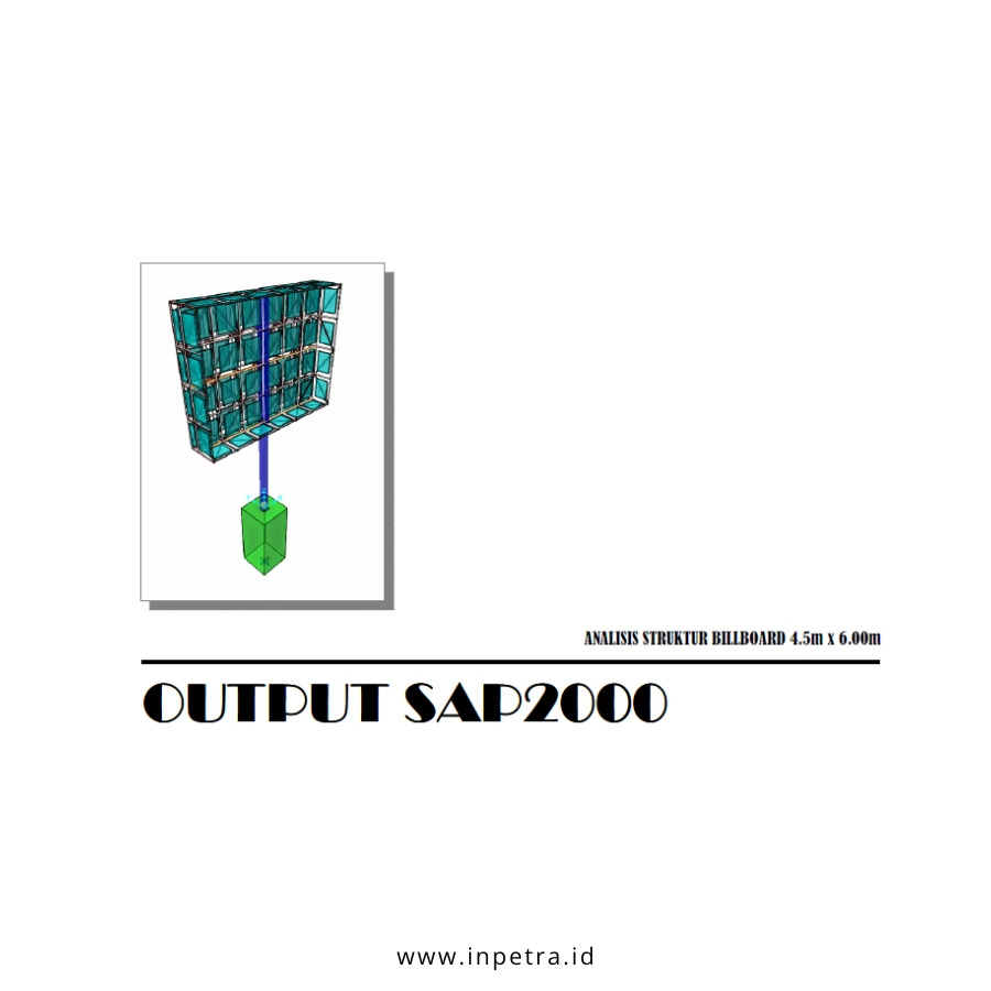 Gambar Struktur, Laporan Struktur, dan Perhitungan RAB Proyek Billboard 4,5 x 6 m2 dan 5 x 10 m2 - Image 5