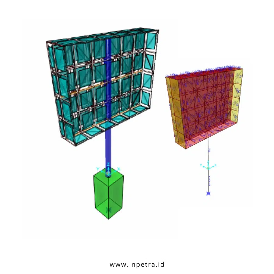 Gambar Struktur, Laporan Struktur, dan Perhitungan RAB Proyek Billboard 4,5 x 6 m2 dan 5 x 10 m2 - Image 7
