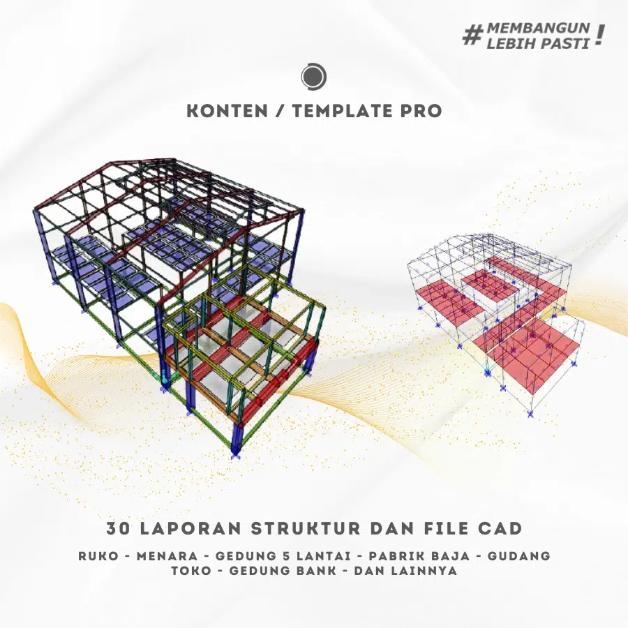 30 Laporan Struktur dan File CAD