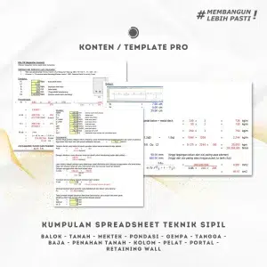 Kumpulan Spreadsheet Teknik Sipil
