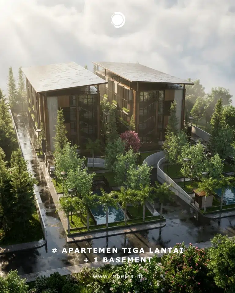 Apartemen tiga lantai satu basement Inpetra ID
