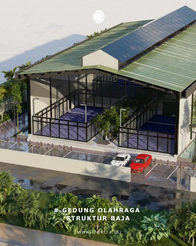 Gedung olahraga struktur baja Inpetra ID